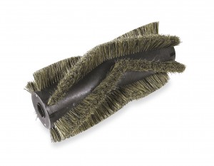 Central brush with natural fiber for REGO Comac CS 60